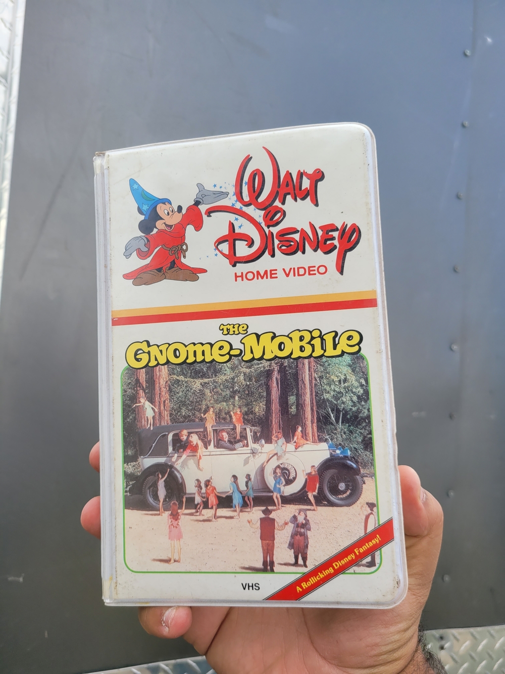 The Gnome-Mobile Walt Disney Home Video VHS Cassette Tape Clam Shell Case